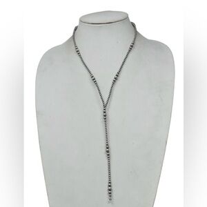 Sterling Silver Pearl Lariat